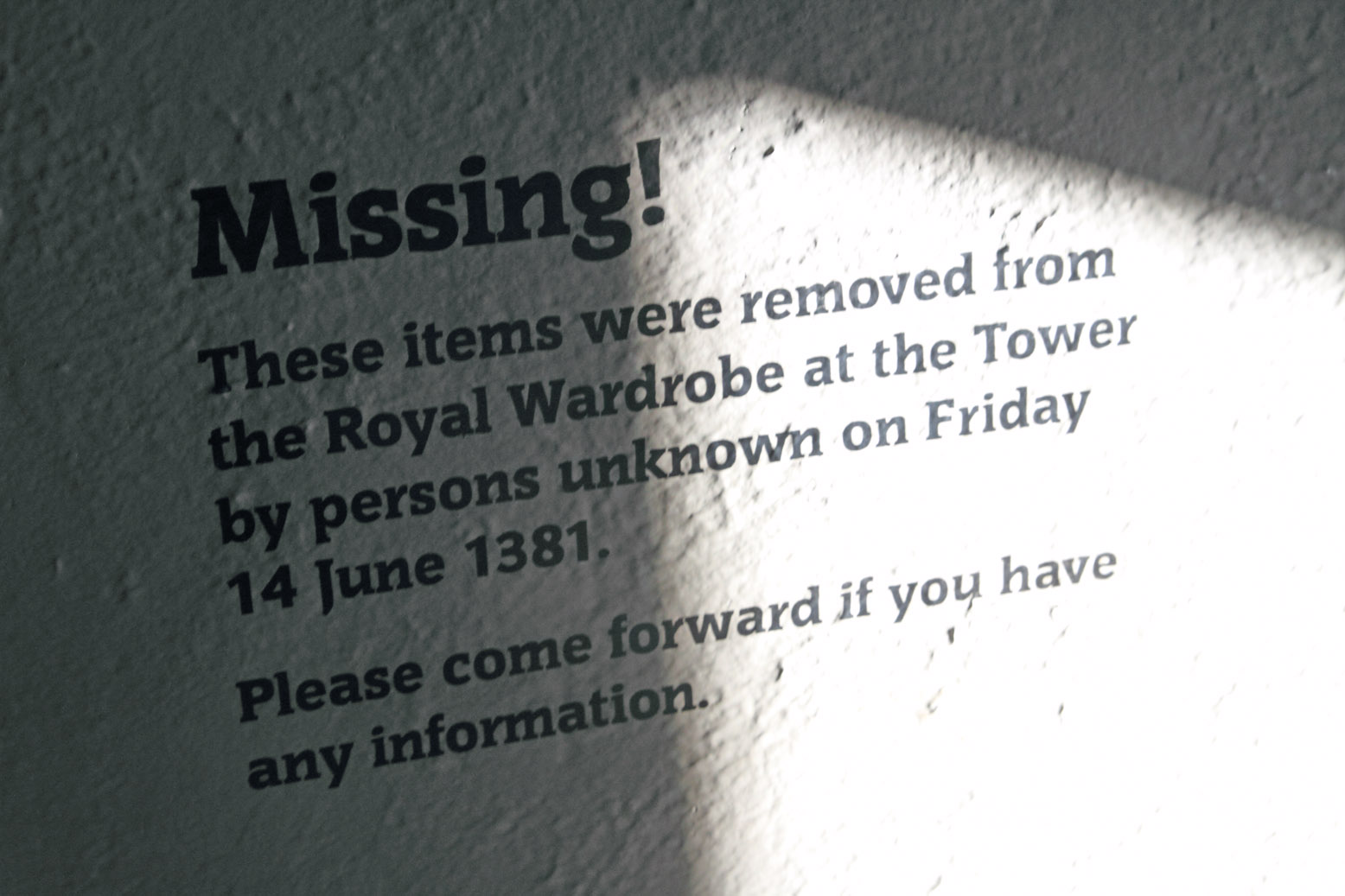 Objetos robados de la Torre de Londres.