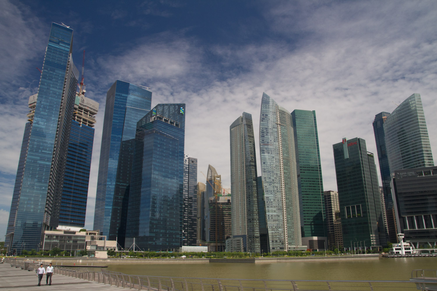 El Central Business District (CBD) de Singapur