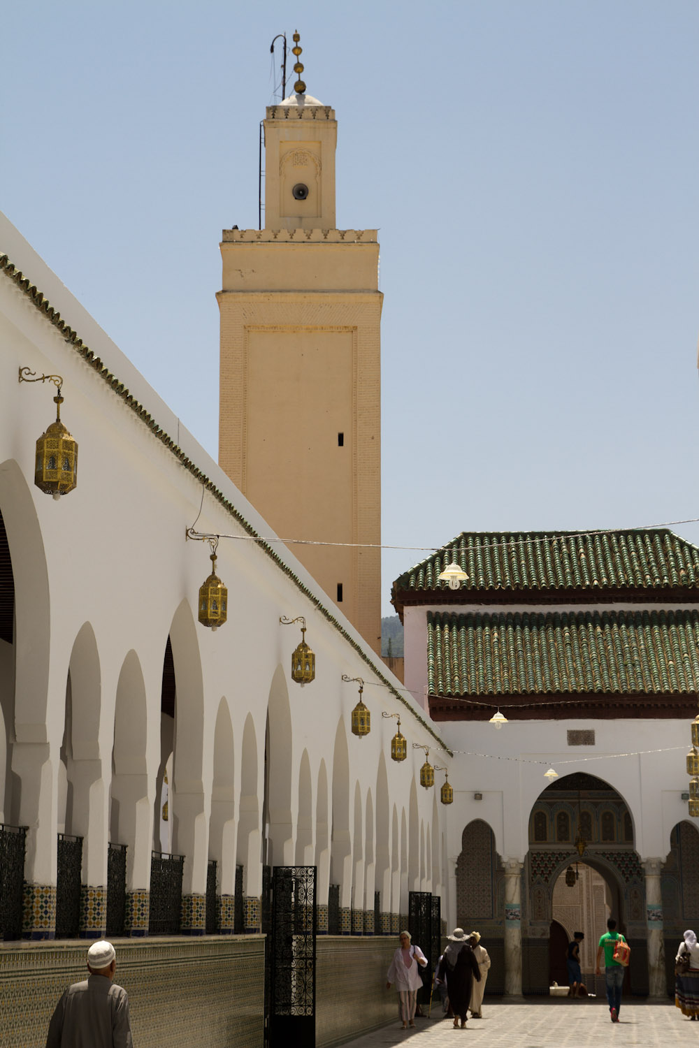 Entrada al Mausoleo de Idriss I - Moylay Idriss, Marruecos