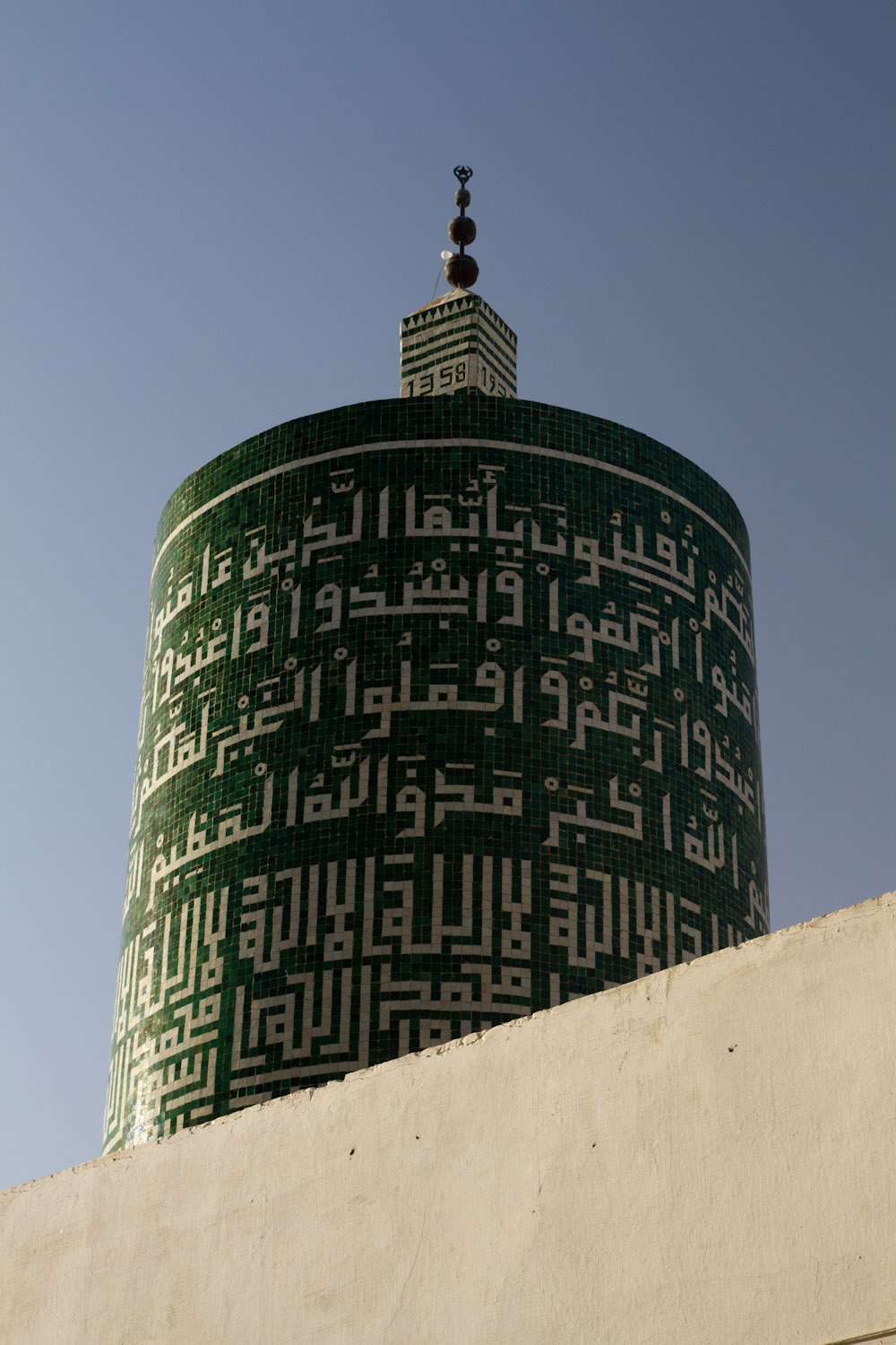 En Moulay Idriss está el único minarete cilíndrico de todo Marruecos
