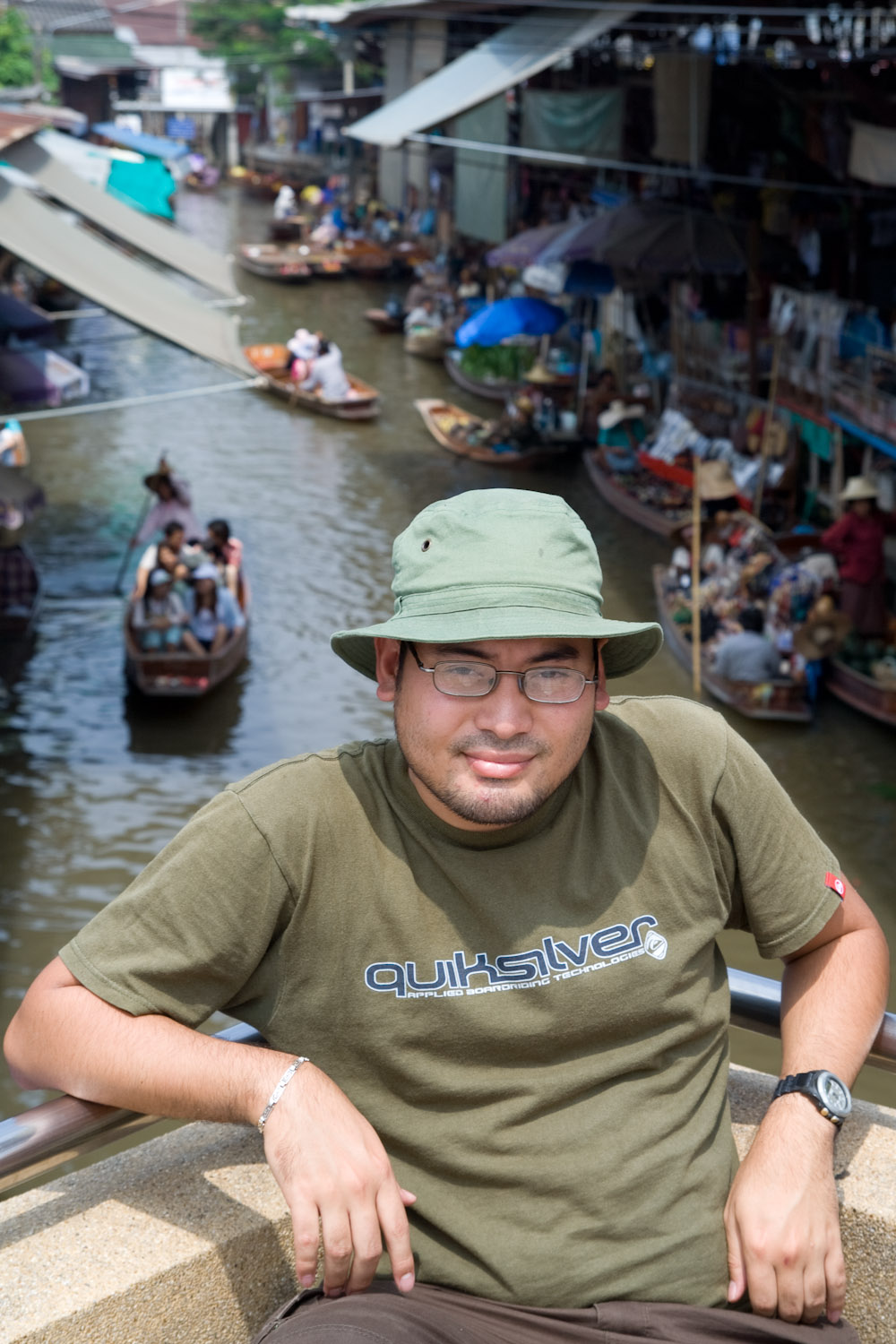 Mercado flotante de Damnoen Saduak, Tailandia