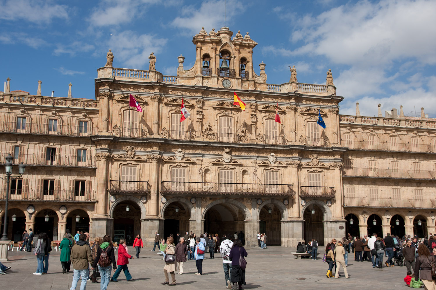 La Plaza Mayor de Salamanca, España