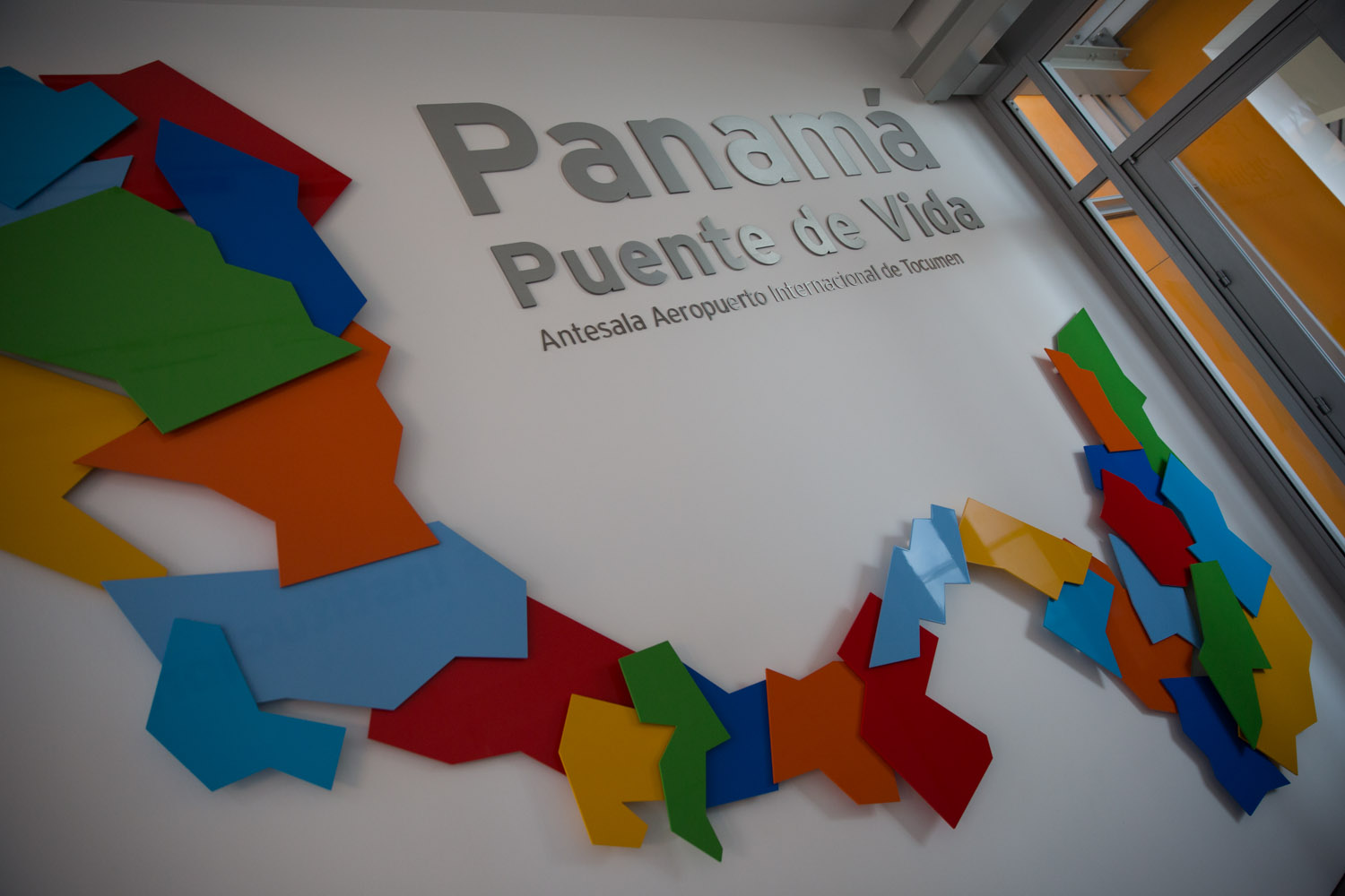 Antesala del Biomuseo de Panamá