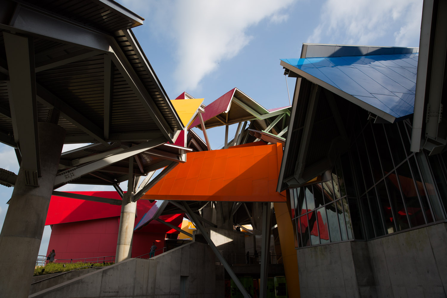 Detalle de la arquitectura del Biomuseo de Panamá