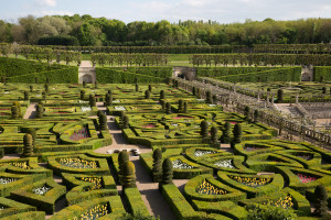 Jardines del castillo de Villandry, Francia
