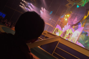 Un niño disfruta del espectáculo Disney Junior Live en Disney's Hollywood Studios, Orlando, EE.UU.