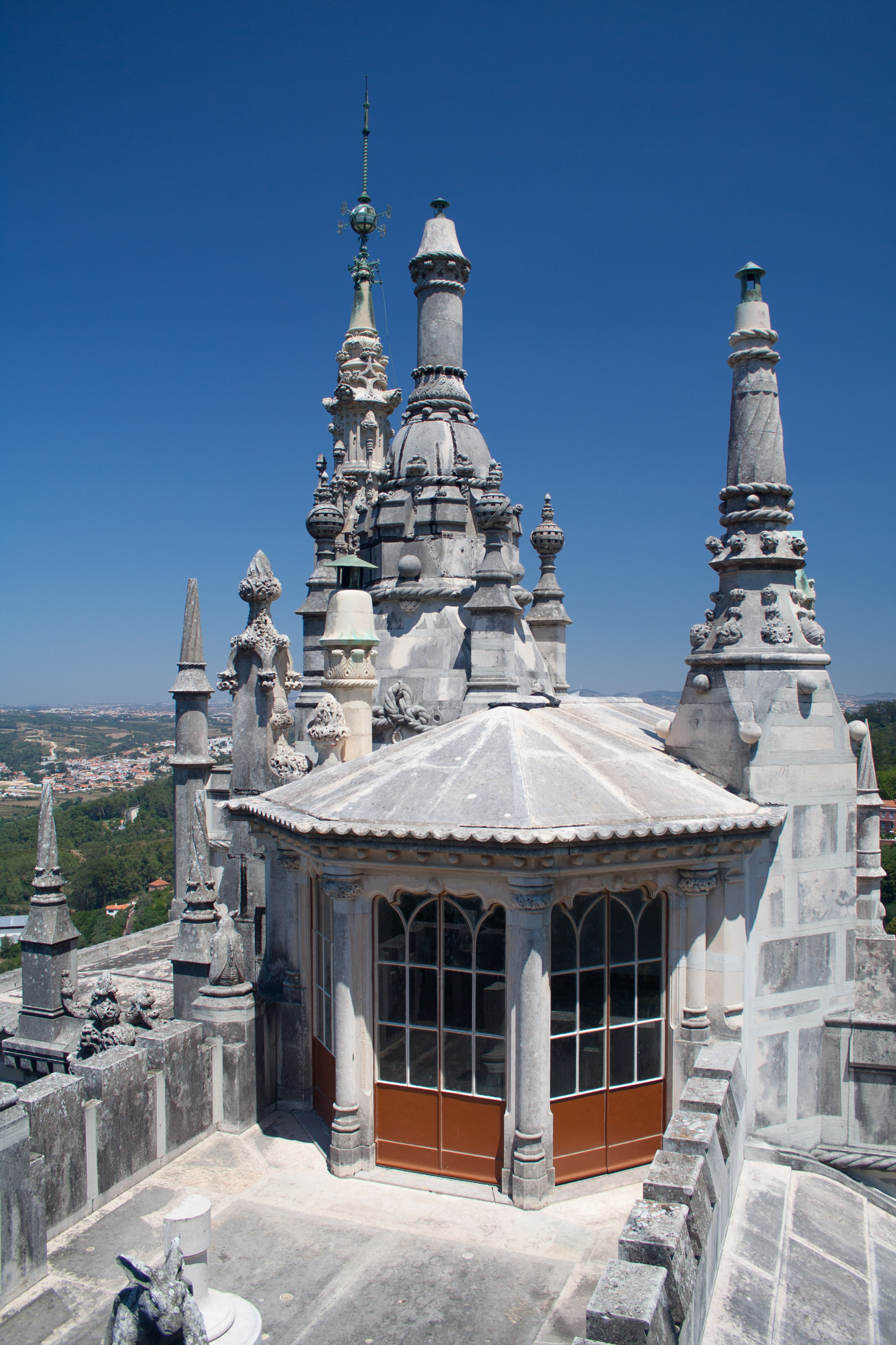 Vista desde la terraza de la torre octogonal del palacete