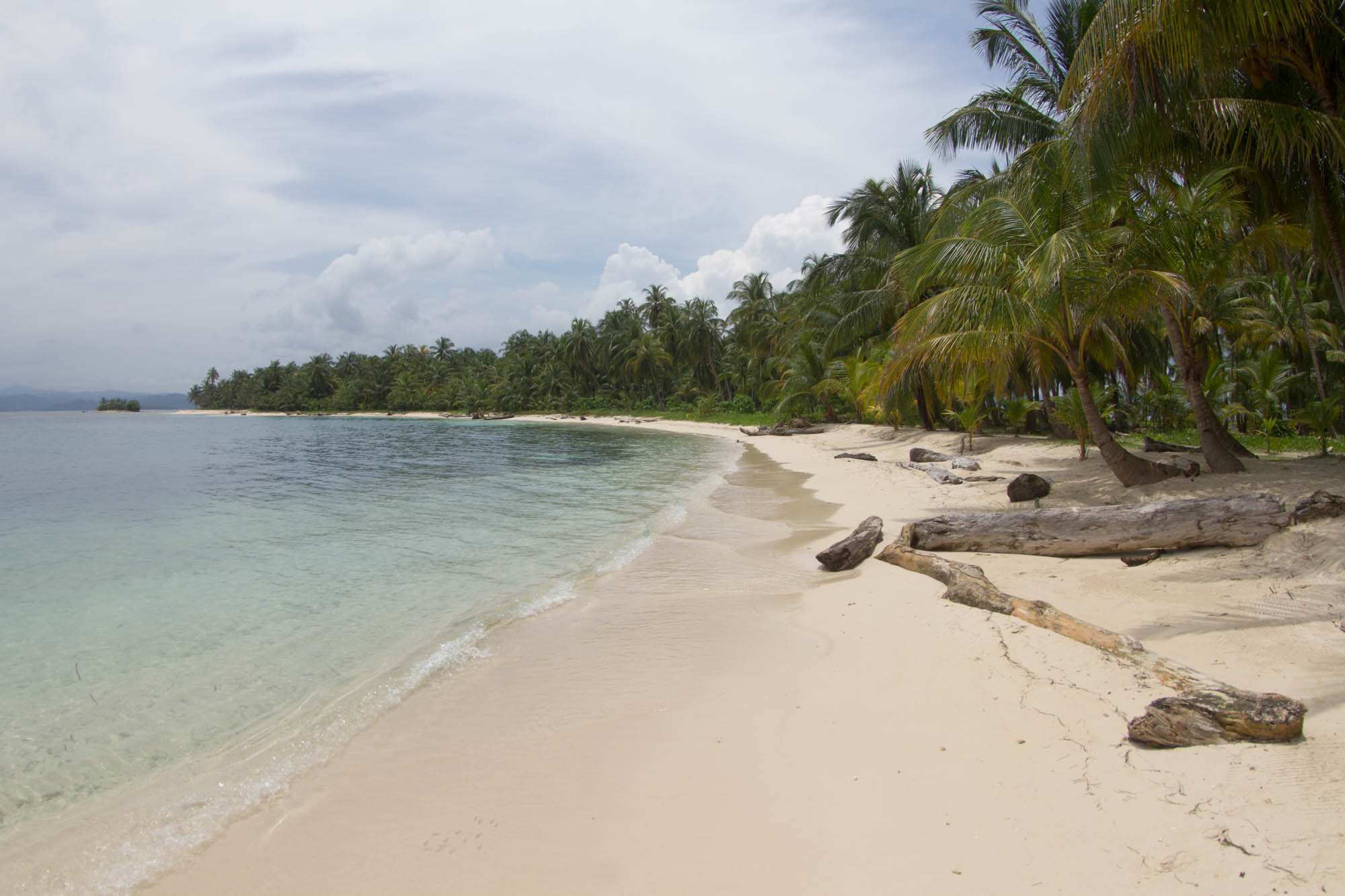 La playa de isla Iguana, archipiélago de Guna Yala o San Blas, Panamá