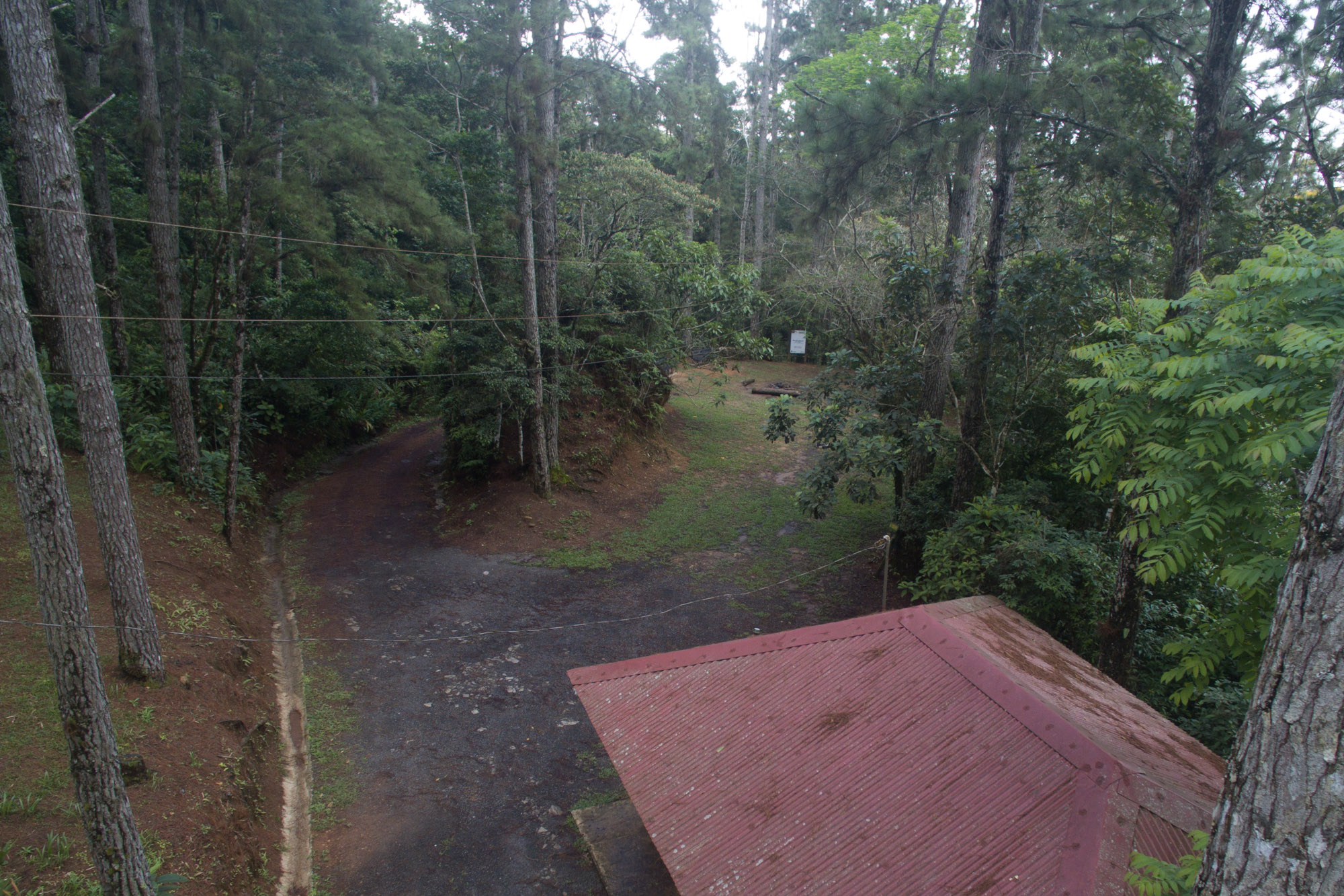 Zona de camping del parque nacional Altos de Campana, Panamá