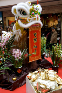 Decoraciones de año nuevo chino en Hong Kong