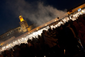 Plaza de Jamaa el Fna, Marrakech, Marruecos