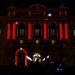 Fête des lumières 2011 de Lyon, Francia: "Urban Flipper" en la Place des Célestins