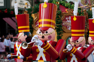 Desfile de cascanueces en Walt Disney World, Orlando, FL, EE.UU.