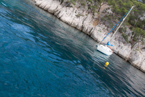 Les calanques, cerca de Marsella, Francia