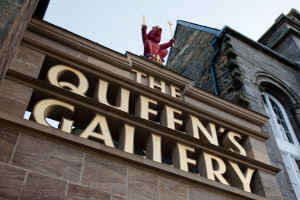 The Queen's Gallery en el Palacio de Holyrood, Edimburgo, Escocia, Reino Unido