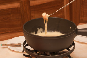 Fondue de queso en Zermatt, Suiza