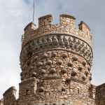 Torre del castillo de Manzanares el Real, Comunidad de Madrid, España