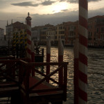 Atardecer en el Gran Canal de Venecia