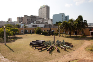 Patio interior de la Fortaleza de Maputo, Mozambique