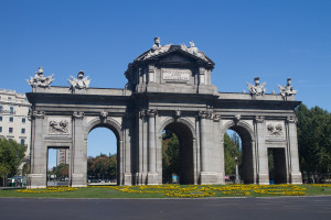 La Puerta de Alcalá, Madrid, España