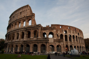 El Coliseo Romano, Roma, Italia