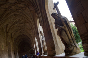 Claustro del Monasterio-Hospital de San Marcos, León, España.