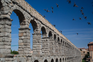 Acueducto romano de Segovia, España
