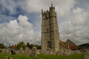 Iglesia de St. Mary en Carisbrooke, Isla de Wight, Reino Unido