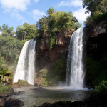 El salto Dos Hermanas, Cataratas del Iguazú, Argentina