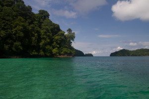 La Isla del Canal de Afuera, en el Parque Nacional Coiba, Panamá