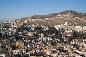 El barrio medieval del Albaicín, Granada, España