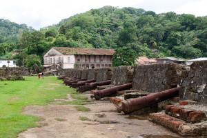 Fuerte de San Jerónimo y edificio de la aduana, Portobelo, Panamá