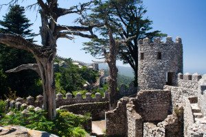 Ruinas del Castelo dos Mouros, Sintra, Portugal