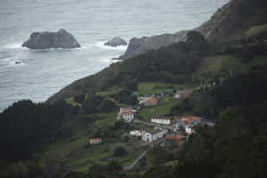 Panorámica de San Andrés de Teixido, España