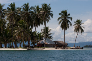 Isla del archipiélago de San Blas o Guna Yala, Panamá