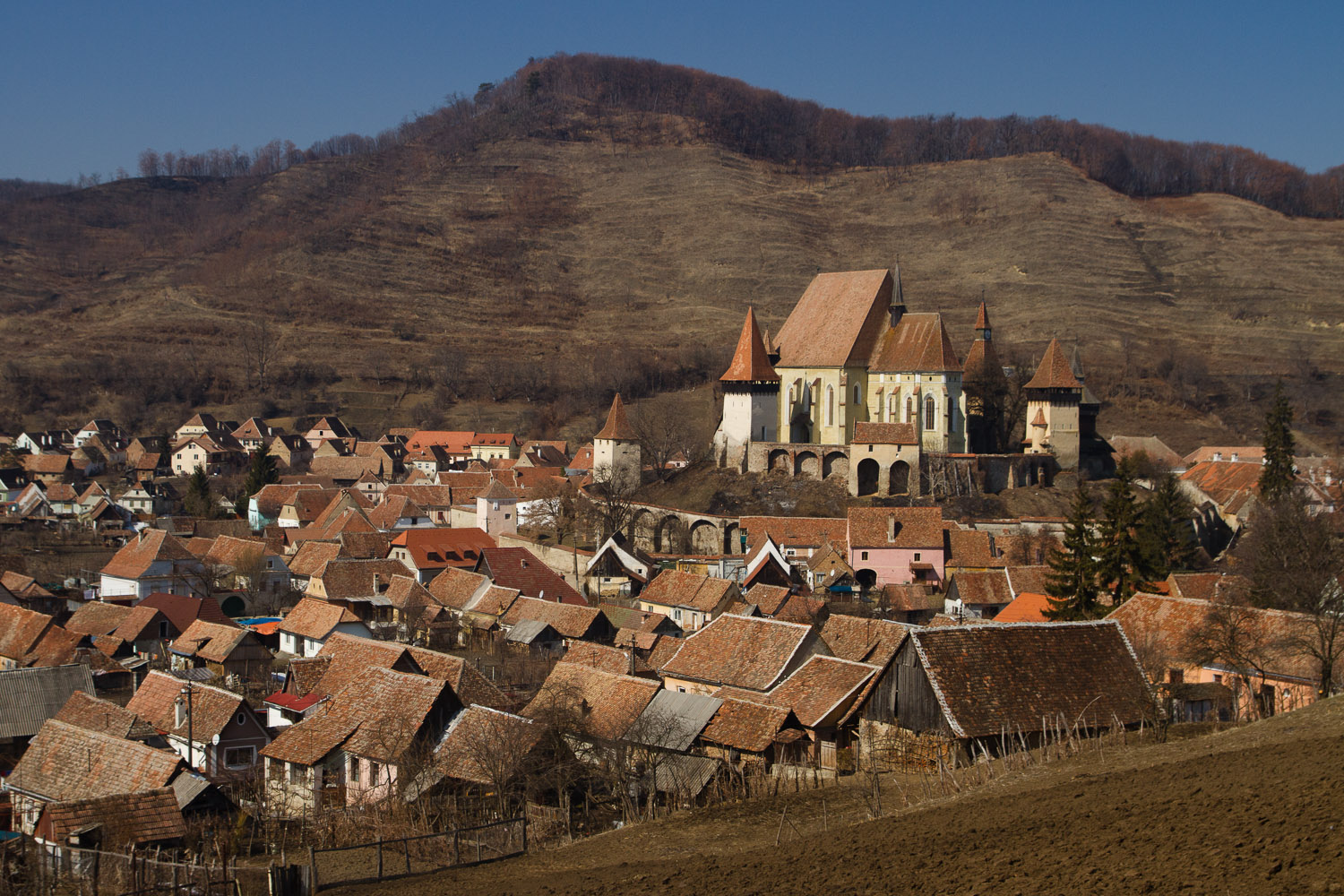 La iglesia fortificada de Biertan, Patrimonio de la Humanidad, Rumanía
