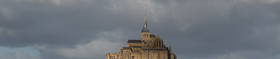 La Merveille, la abadía del Mont-Saint-Michel, Francia
