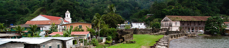 Parte colonial de Portobelo, Panamá