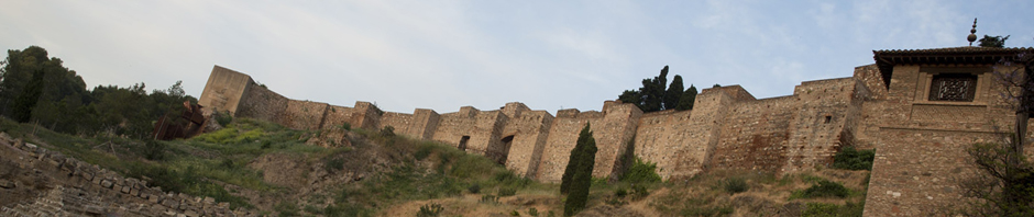 Teatro romano y alcazaba de Málaga, España