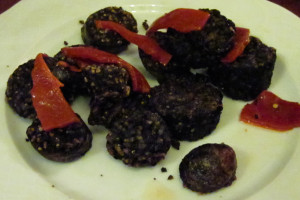 Morcilla de Burgos en Santander, España