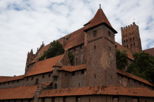 Castillo alto de la fortaleza de Malbork, Polonia