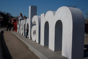 Letrero de iamsterdam, Ámsterdam, Países Bajos