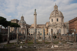 Foro de Trajano, Roma, Italia