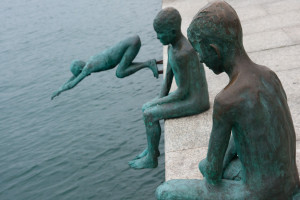 Monumento a los raqueros, Santander, España