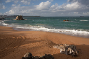 Playa de El Camello, Santander, España