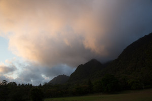 Atardecer con el Cerro El Gaital de fondo, El Valle de Antón, Panamá