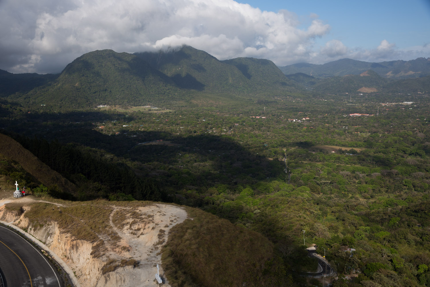 Panorámica del Valle de Antón desde el cerro La Cruz, Panamá