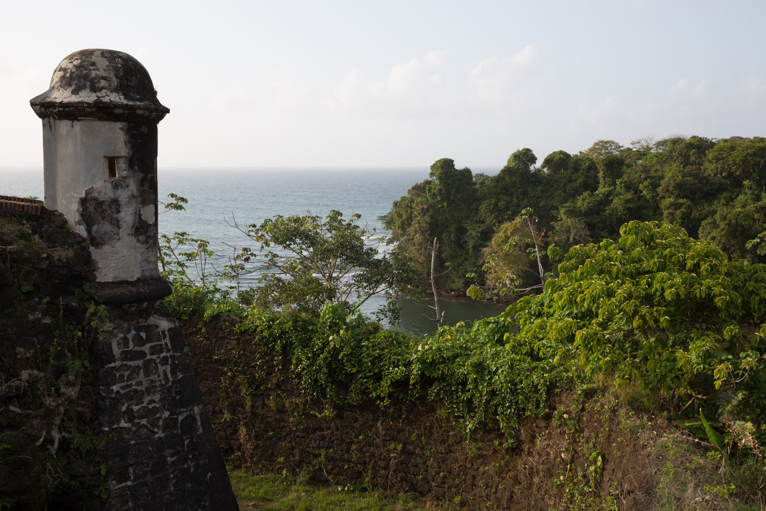 Fuerte San Lorenzo y mar Caribe, Panamá